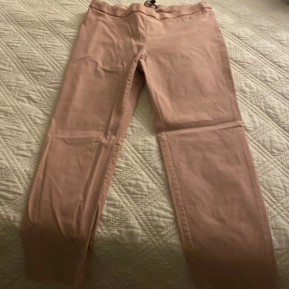 Stretchy pink Ellen Tracy pants